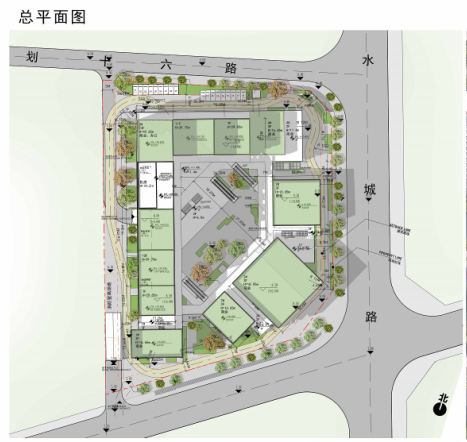 「水城路」总建面45192.82㎡ 西海岸水城路西、隐珠二路北商业项目规划出炉