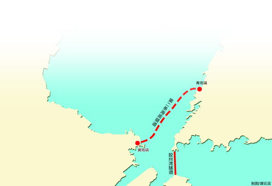 『』青岛第二条海底隧道年底开工 全长17公里2027年左右建成