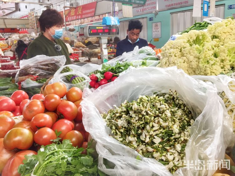 『亲民』青岛周边地区槐花陆续上市 价格降至6-7元更亲民