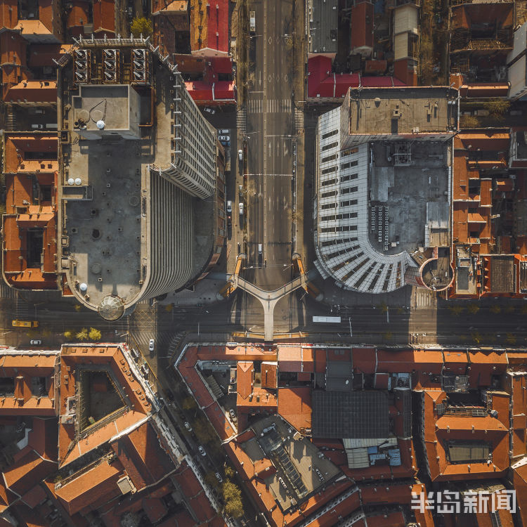 航拍@航拍中山路天桥：为过往保留一份特别的影像记忆