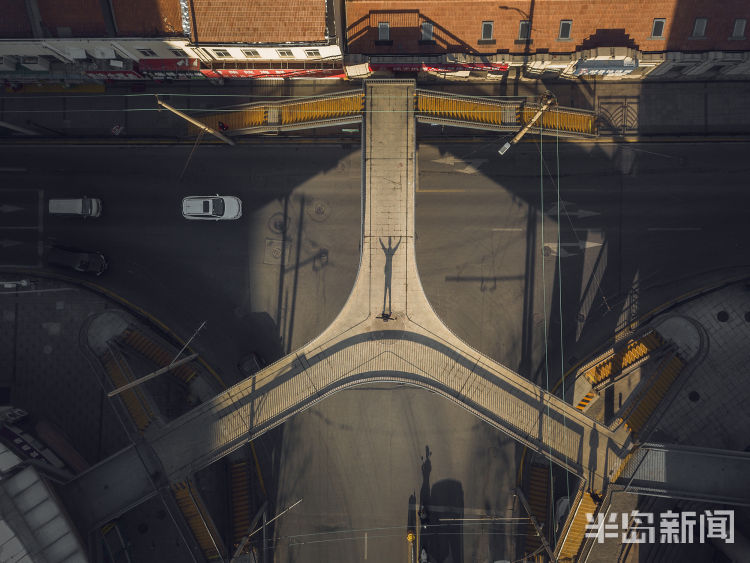 航拍@航拍中山路天桥：为过往保留一份特别的影像记忆