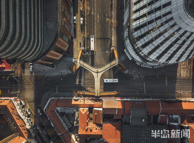 航拍@航拍中山路天桥：为过往保留一份特别的影像记忆