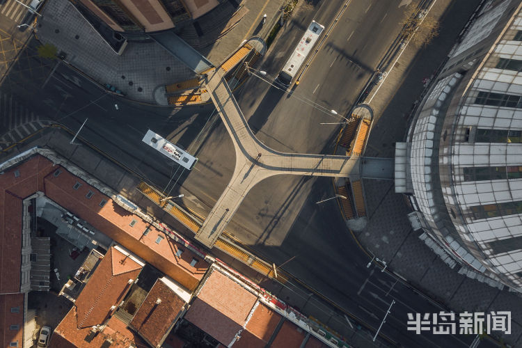 航拍@航拍中山路天桥：为过往保留一份特别的影像记忆