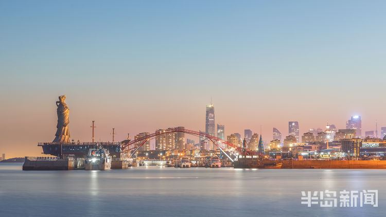 [夜登]夜登小麦岛：回望彼岸 别有一番景色