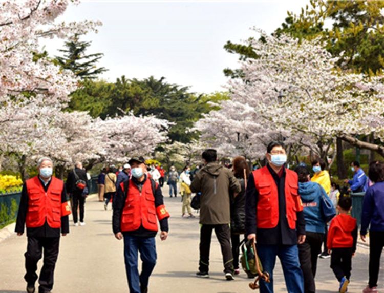 『中山公园』青岛中山公园成立文明游园劝导队 守护美丽风景