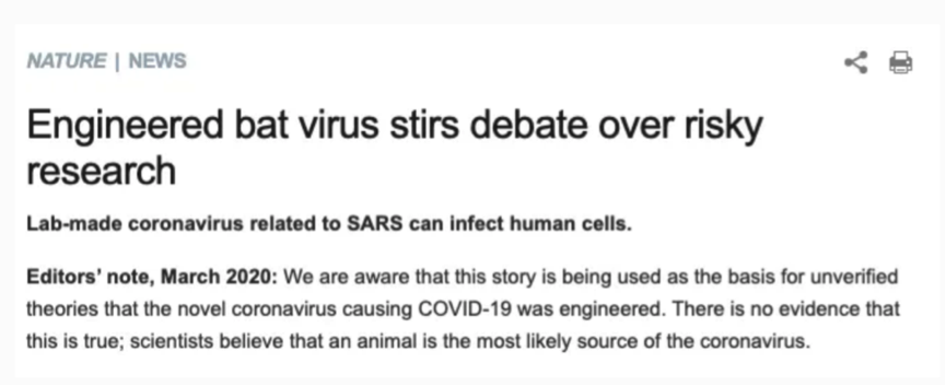 ■美媒起底：美记者和政客联合炮制“病毒起源于中国实验室的阴谋论”