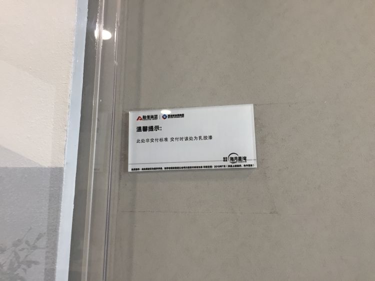 精装交付标准模糊青岛融信西发海月星湾被限期整改