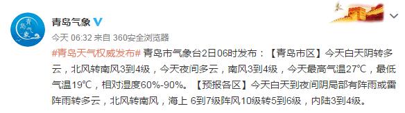 雨后迎高温注意防暑啦 6月3日青岛将迎“本周最热”