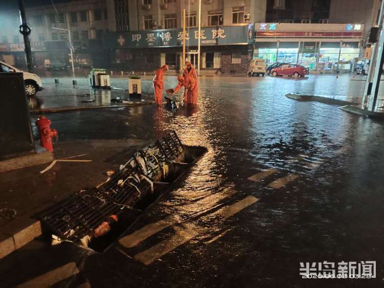 强降雨凌晨即墨迎强降雨 1200人以这种方式守护这座城