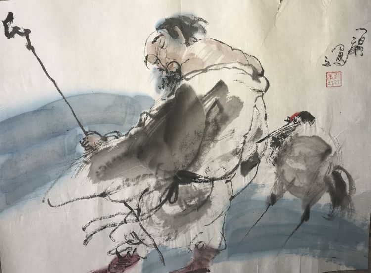 古拙苍劲 内蕴神秀 梁百庚人物画欣赏（之九）