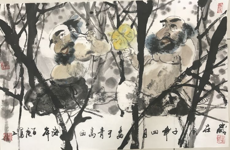 古拙苍劲 内蕴神秀 梁百庚人物画欣赏（之九）