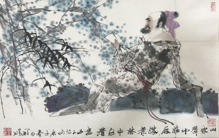 古拙苍劲 内蕴神秀 梁百庚人物画欣赏（之九）