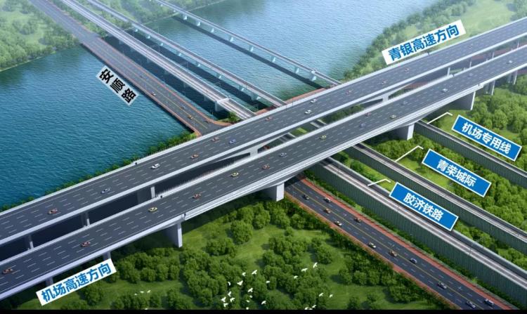 连接线青岛新机场高速连接线（双埠-夏庄段）工程完成关键节点