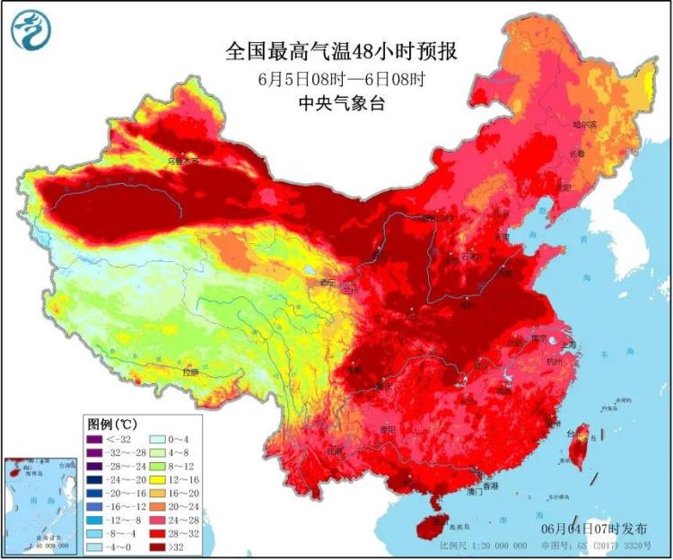 “冰火两重天”山东东西部地区温差超25℃！6月5日青岛最高温28℃