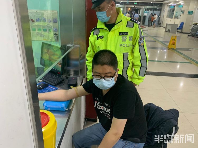 探路李沧一男子酒后开车妻子“探路” 没想到还是被逮住