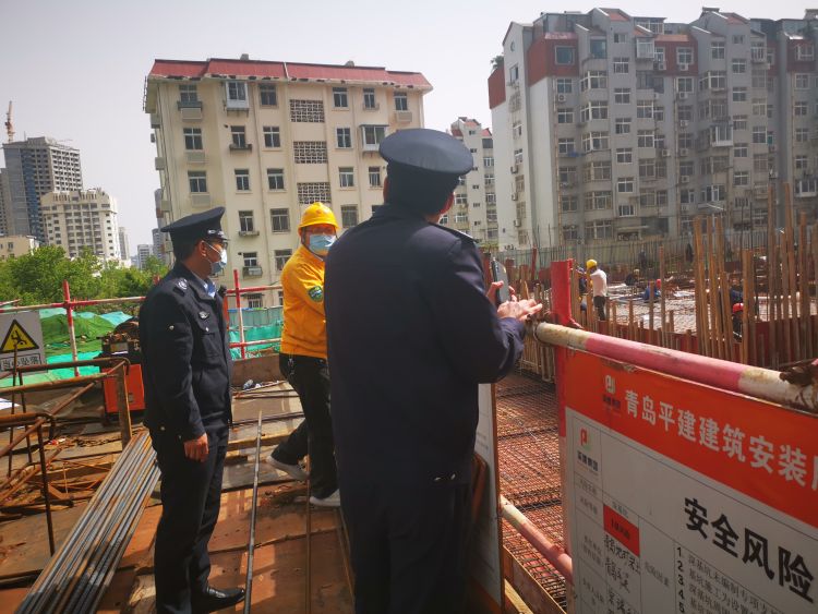 市南区市南区积极开展为企业护航行动 创新助力工程项目建设