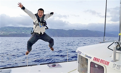 继郭川、宋坤后 青岛“独臂帆侠”徐京坤历时3年完成环球航海