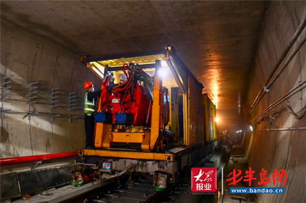 青岛地铁8号线北段轨通 10个新建车站主体完成