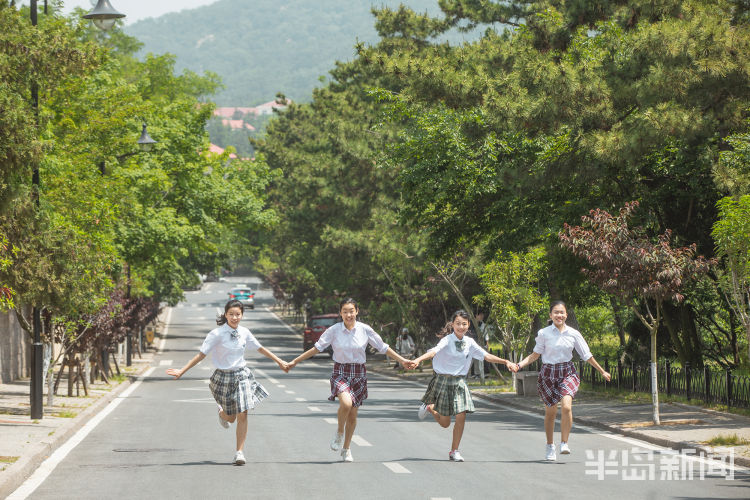 八大关夏日八大关 周末好风光