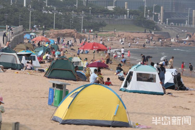过个第一海水浴场正式对外开放 海边过个清凉周末