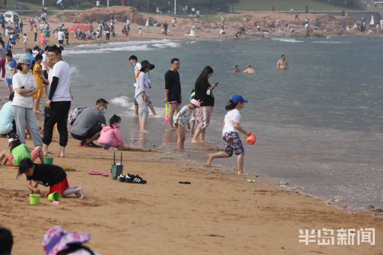 过个第一海水浴场正式对外开放 海边过个清凉周末