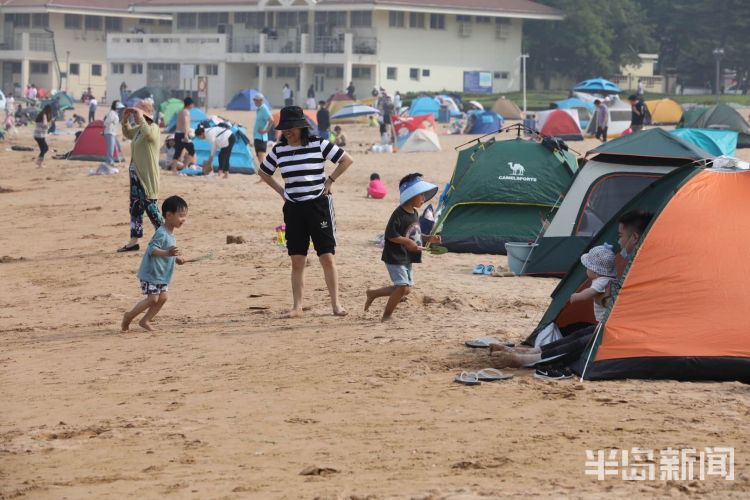 过个第一海水浴场正式对外开放 海边过个清凉周末