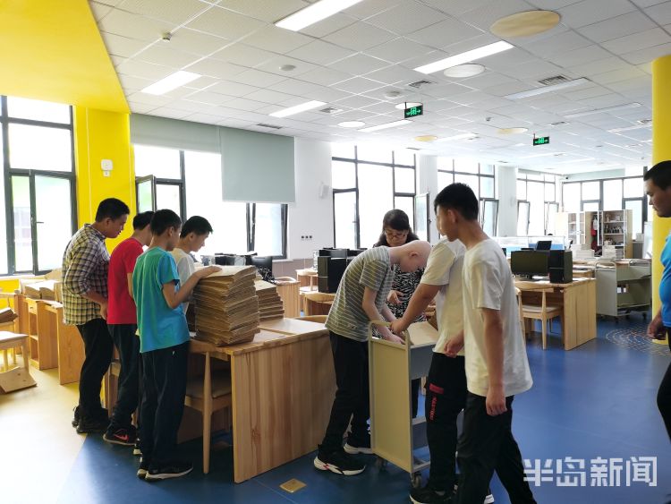 盲校青岛市盲校全校师生在西海岸校区正式开学 最后一批孩子回归校园