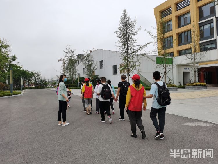 盲校青岛市盲校全校师生在西海岸校区正式开学 最后一批孩子回归校园