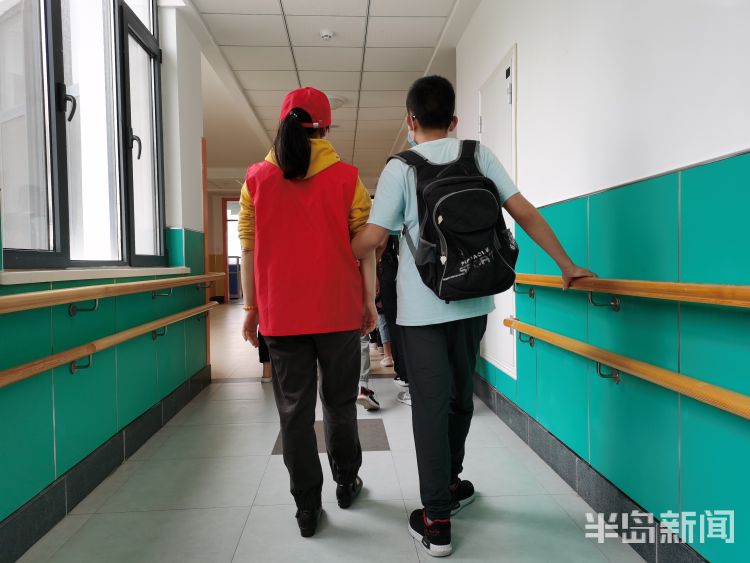 盲校青岛市盲校全校师生在西海岸校区正式开学 最后一批孩子回归校园