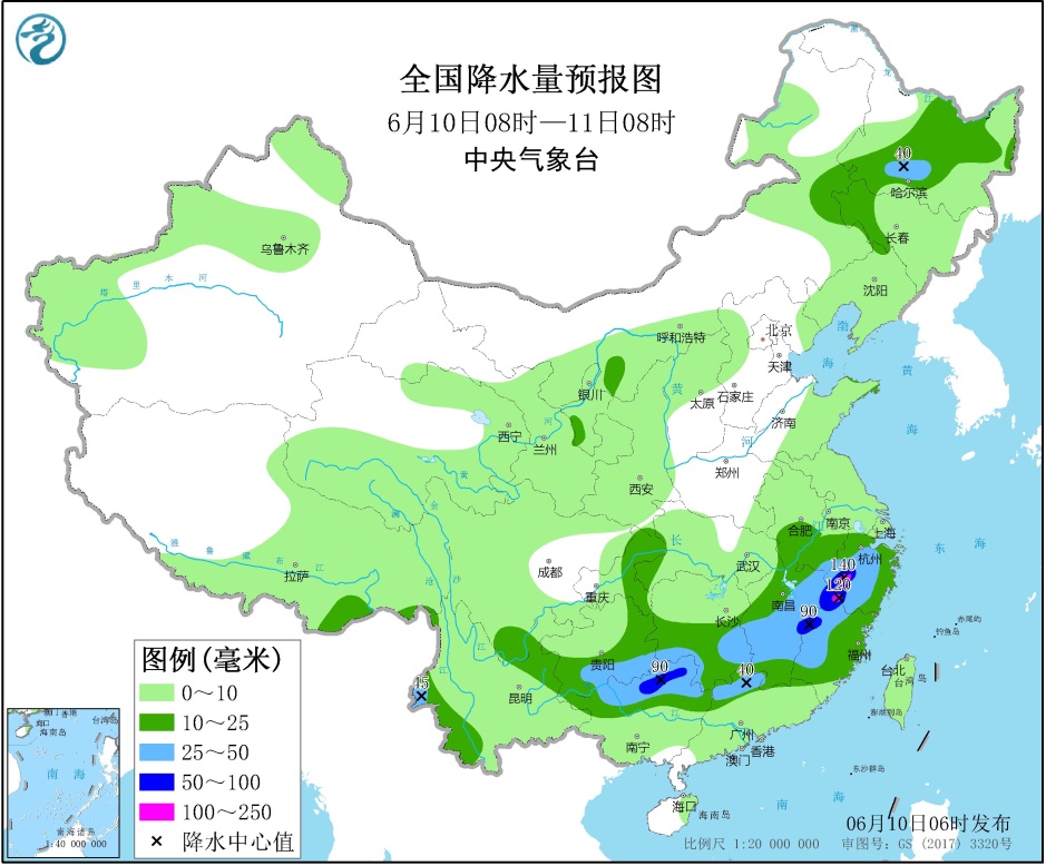 雾雨蒙蒙！6月10日青岛阴有阵雨 山东明后两天雨势渐加强