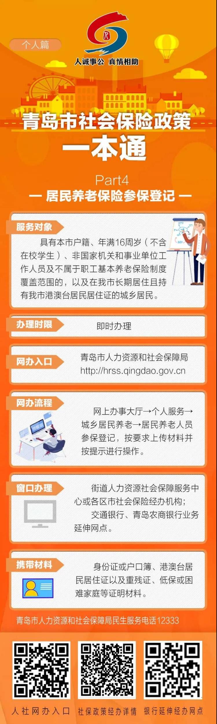 图解图解青岛市社会保险政策之个人篇