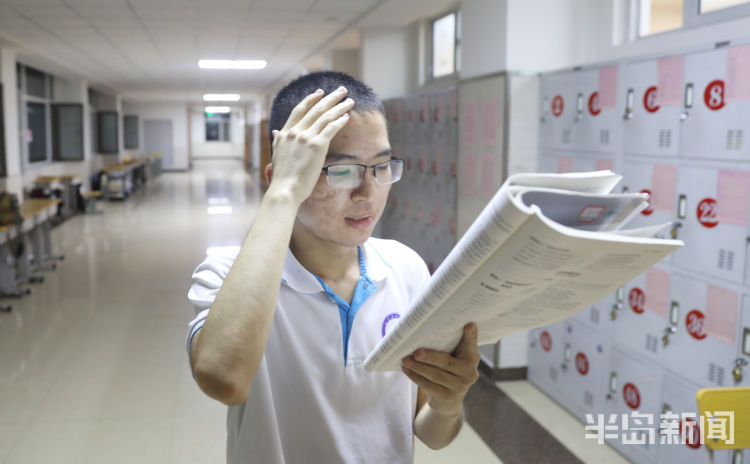 终会平度一中南村校区：高三学子奋进学习 为一个月后高考坚持努力