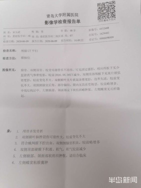 平度世间温情暖流不断 扯被救人“平度大哥”仍未醒来
