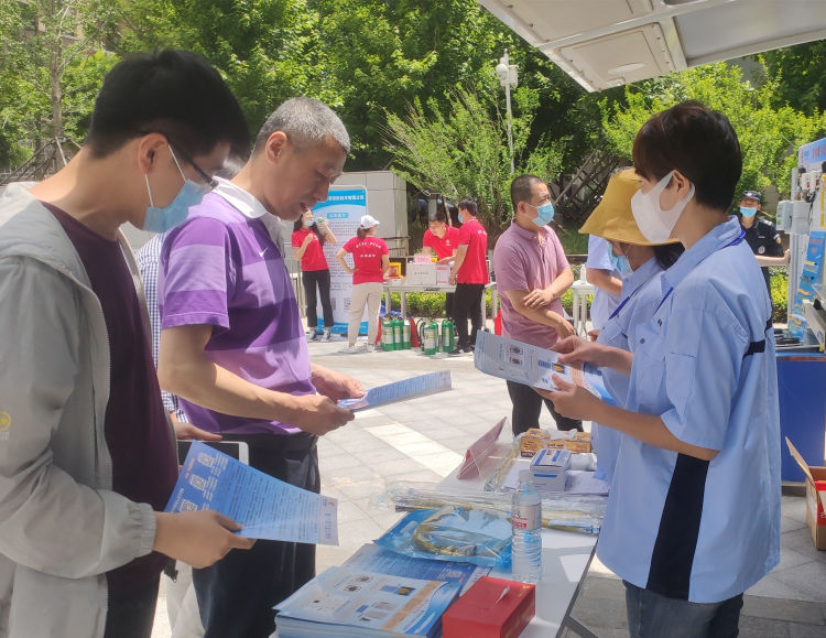 筑牢市北区敦化路街道联合“红色合伙人”单位开展消防安全应急演练活动