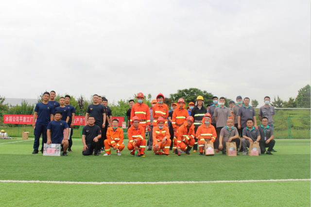 消防站微型消防站培训+比武 平度市消防救援大队为安全生产月助力