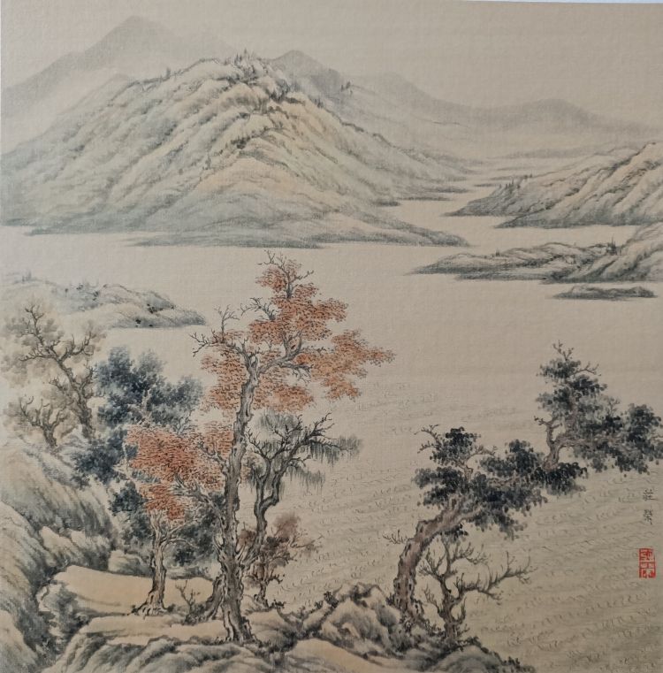 清新怡然 温婉如她——庄荣荣山水花鸟画欣赏