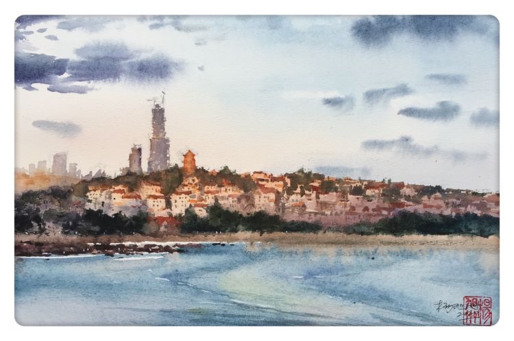 乡村、海港、老街……杨旭洲笔下的诗意世界