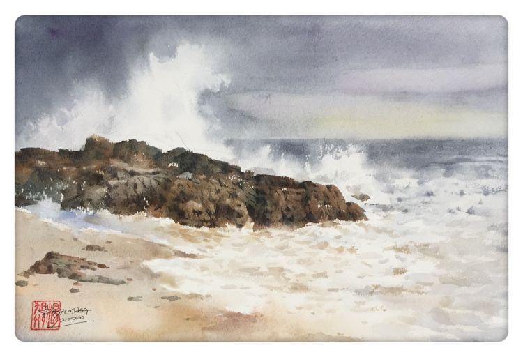 乡村、海港、老街……杨旭洲笔下的诗意世界