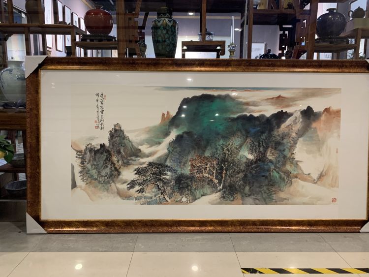 笔墨细腻 气贯山河——谢添国画欣赏（之四）