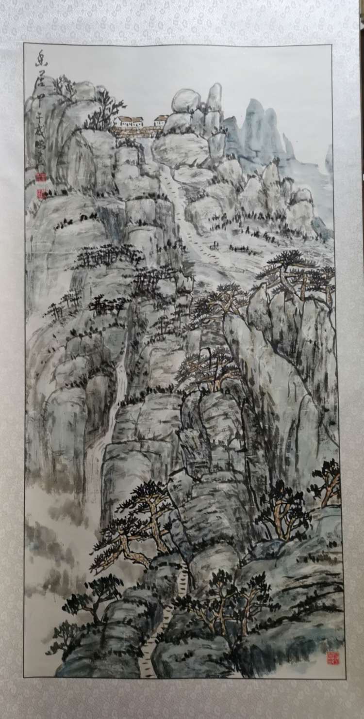 境界恢弘 立意高远——咸鹏山水画欣赏