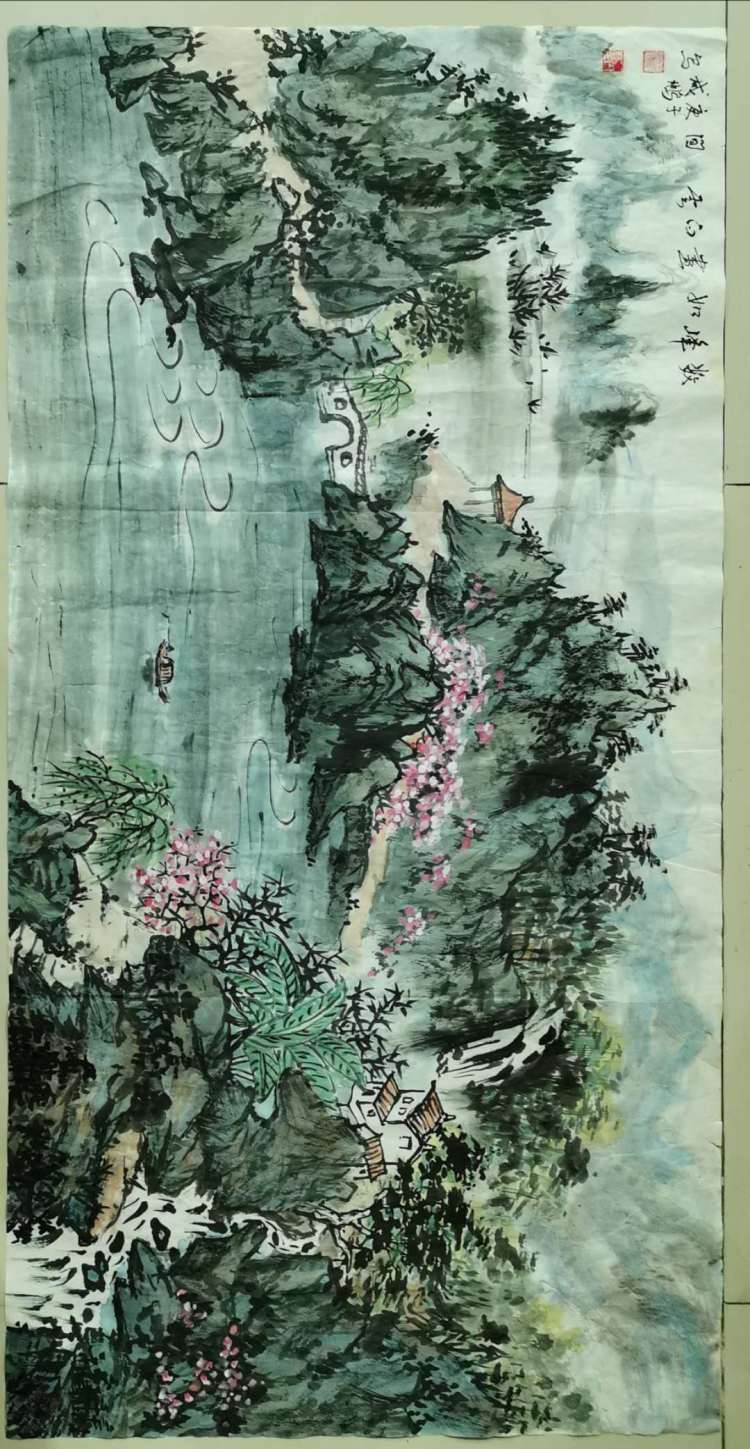 境界恢弘 立意高远——咸鹏山水画欣赏