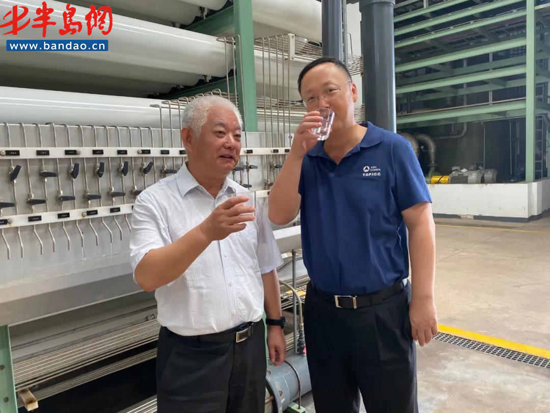 中国造纸学会理事长曹振雷一行到亚太森博走访调研