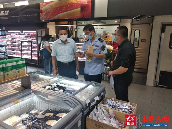 市南区市场监管局加大检查力度 把好食品安全关