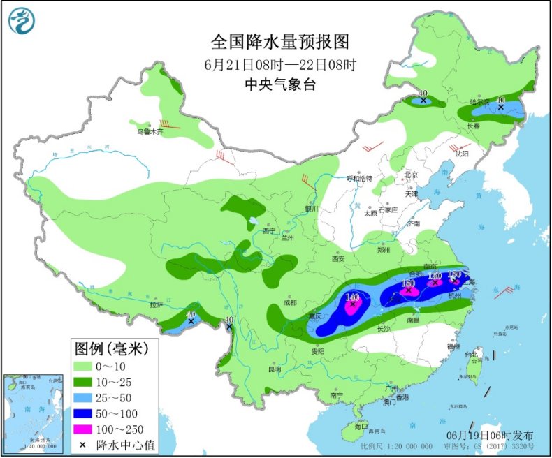 降雨结束高温袭来 6月19日青岛最高温33℃局部有雾