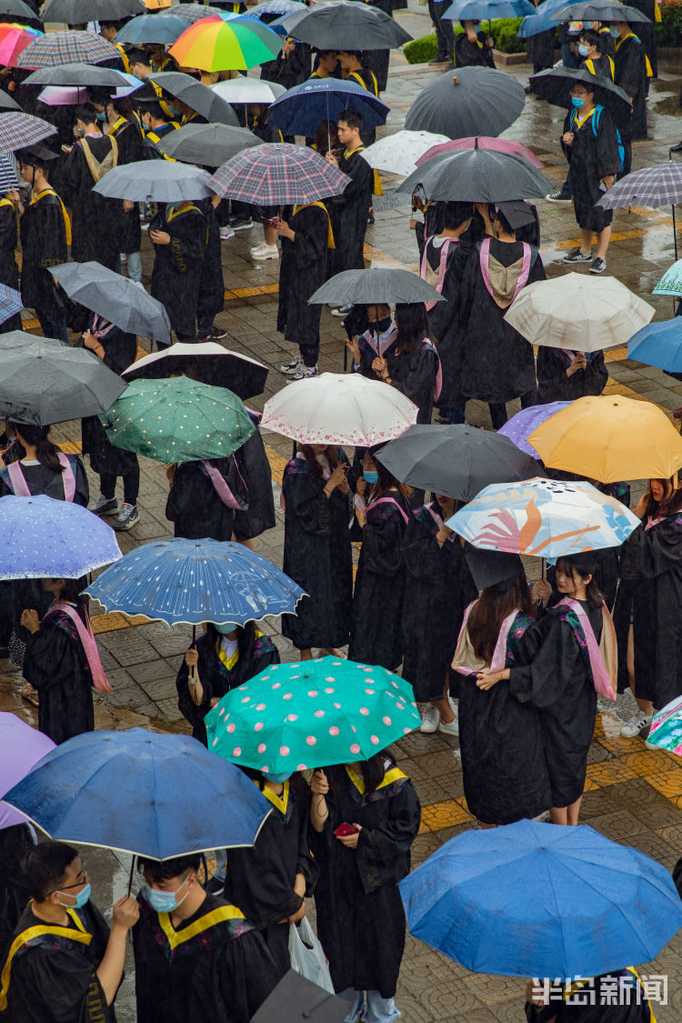 青大青岛大学2020届学生毕业典礼线上线下同步举行