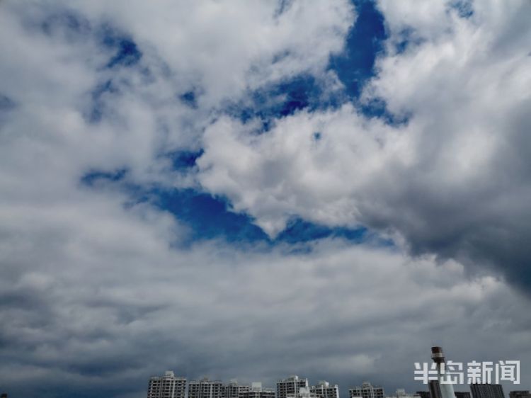 画布看！青岛的天空成了画布