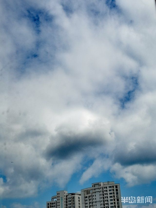 画布看！青岛的天空成了画布