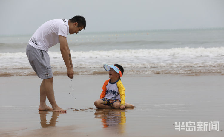 海浪石老人海水浴场：海边奔跑、玩水 欢乐所在地