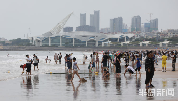 海浪石老人海水浴场：海边奔跑、玩水 欢乐所在地