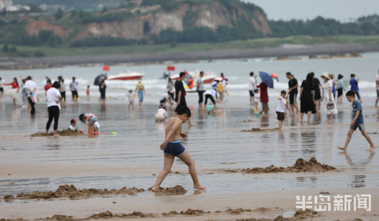 海浪石老人海水浴场：海边奔跑、玩水 欢乐所在地